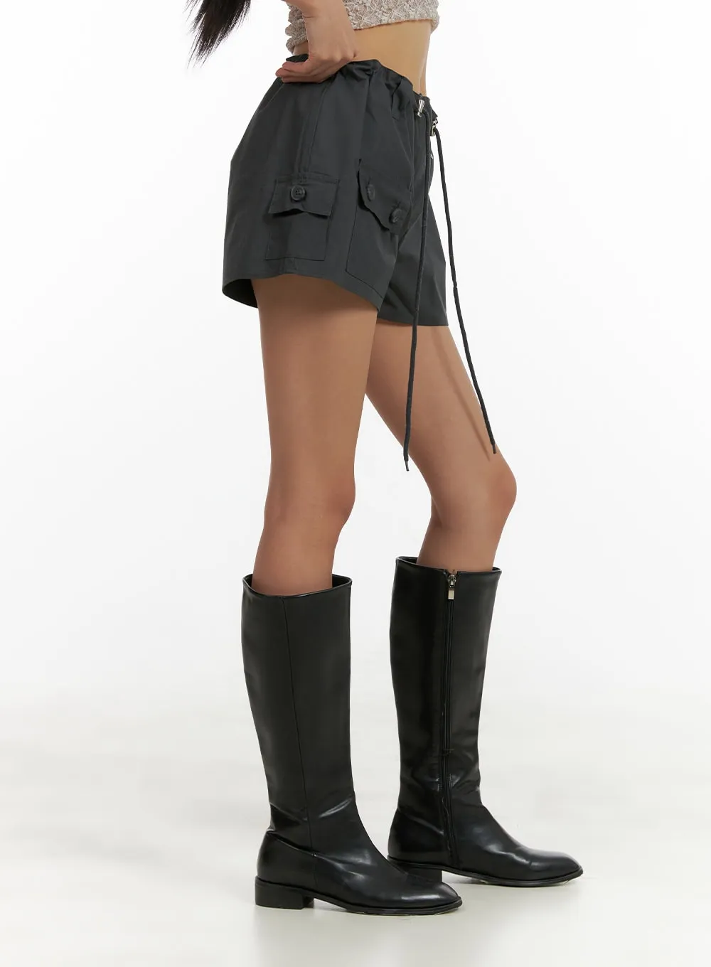 Cargo Drawstring Shorts CU414