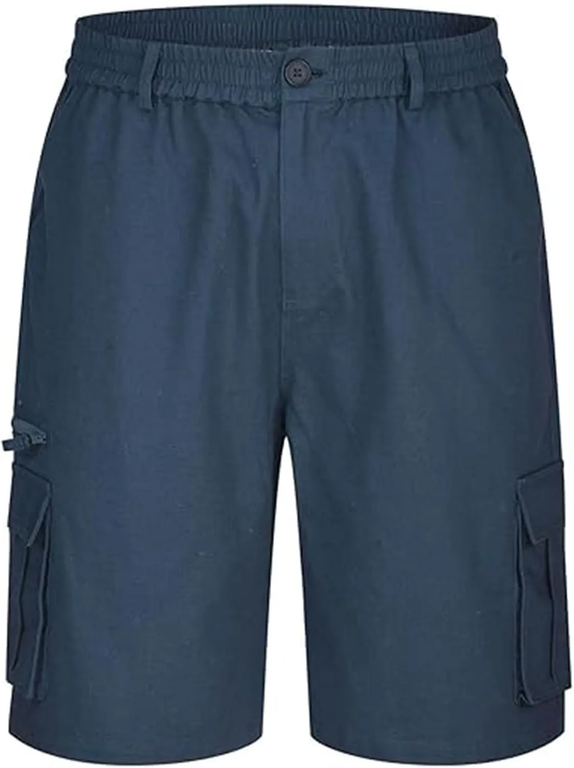 Cargo Shorts for Men 2024 Summer Elastic Casual Bermuda Shorts Joggers Stretch Beach Shorts with Multi Pocket, Large