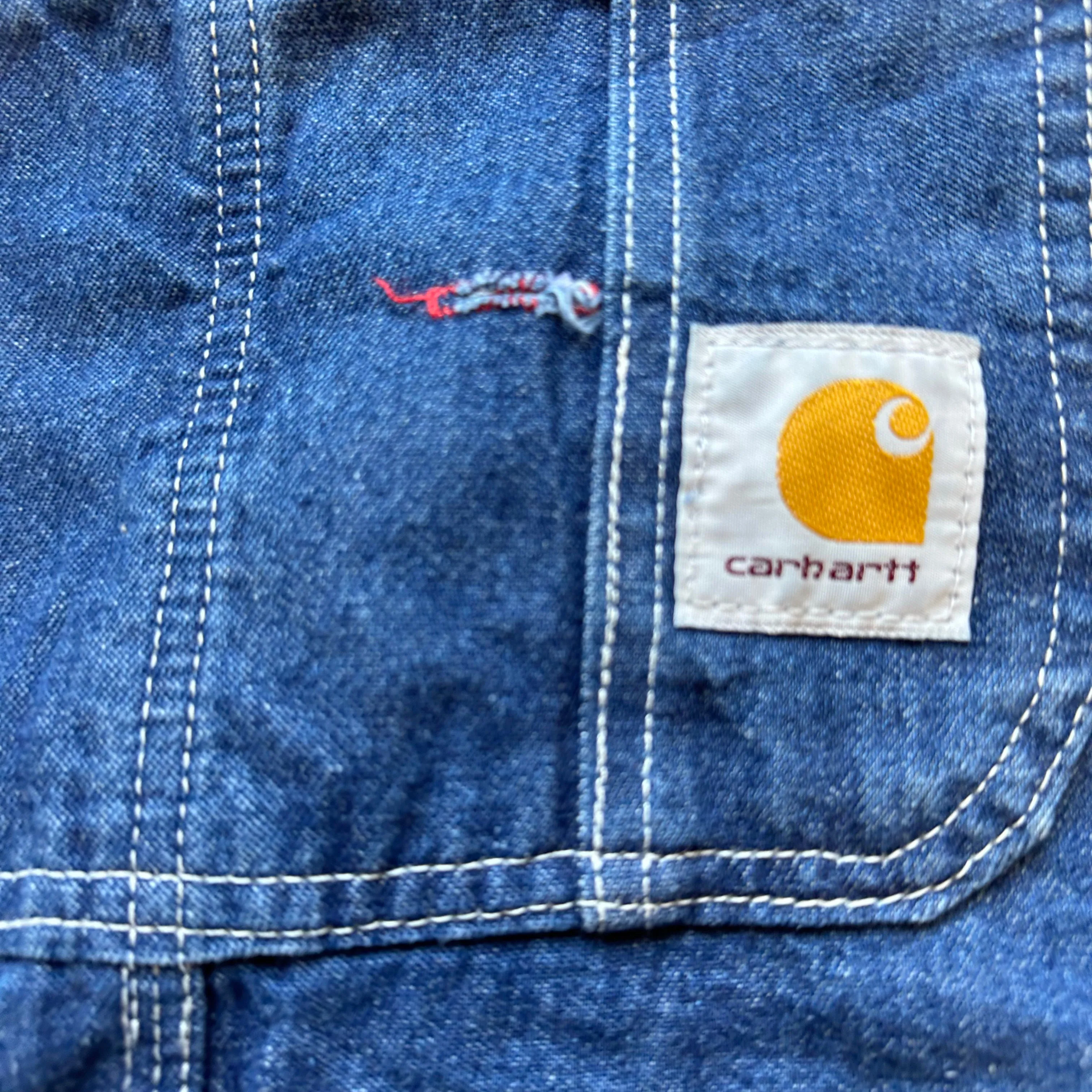 carhartt denim dungarees