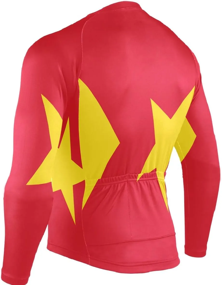 Cycling Jersey Long Sleeve Men Mountain Bike Shirts Road Bicycle MTB Shirts