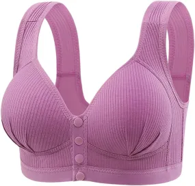 Daisy Bra for Women Seniors Front Snap Closure Bras Front Snaps Daisy Bras for Older Plus Size Full