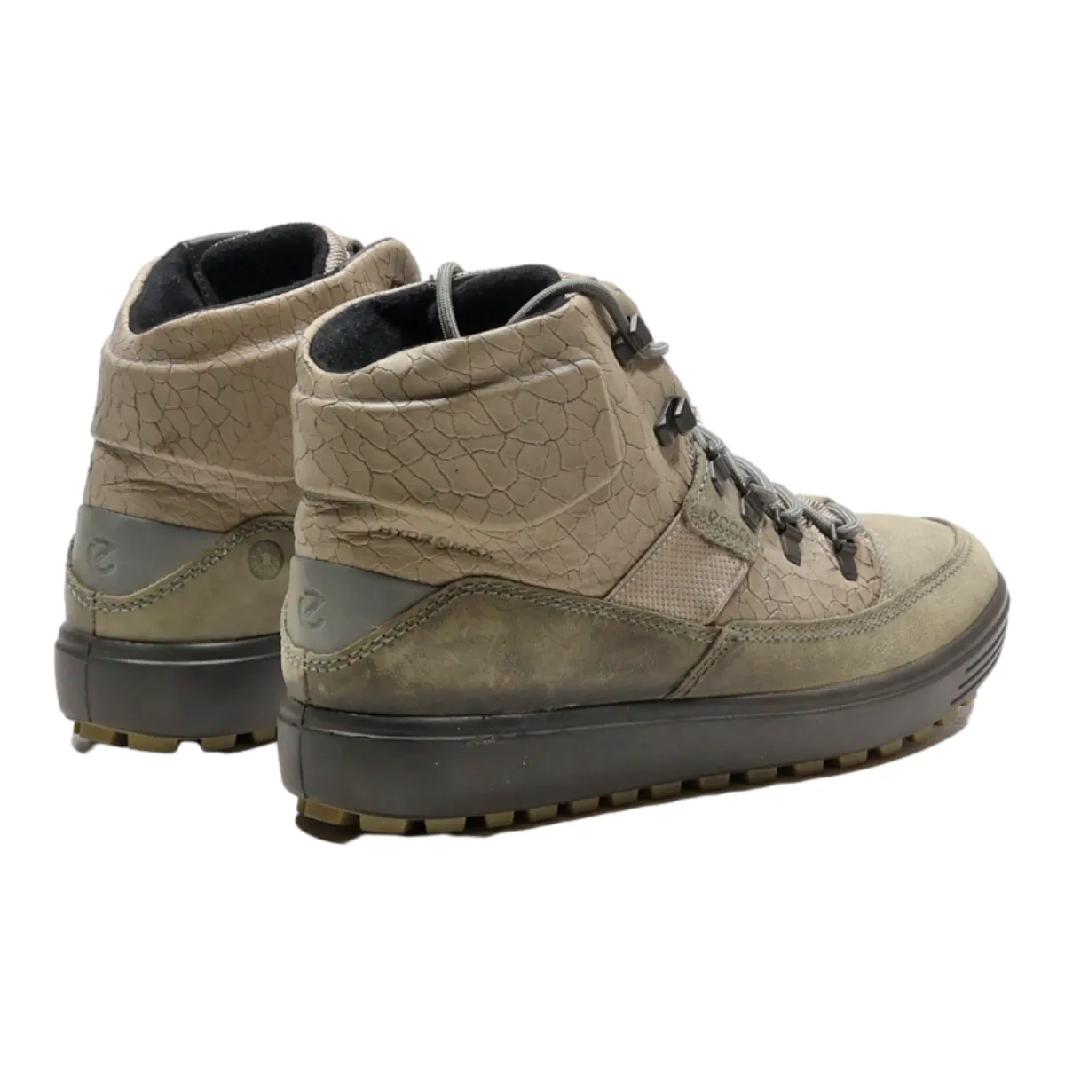 ECCO Hiking Boots Grey Synthetic Womens UK 6