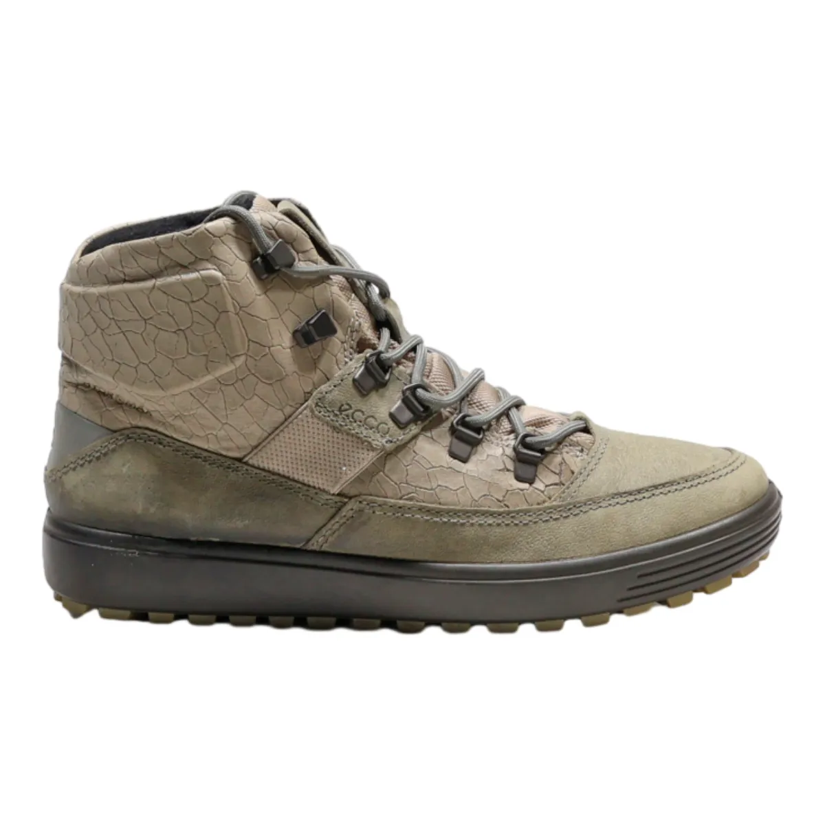 ECCO Hiking Boots Grey Synthetic Womens UK 6