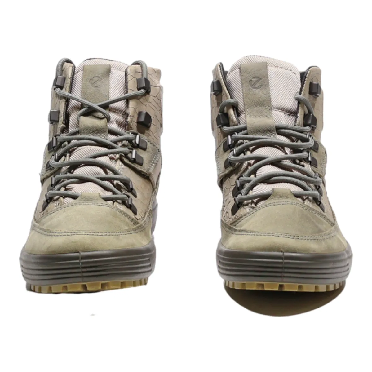 ECCO Hiking Boots Grey Synthetic Womens UK 6