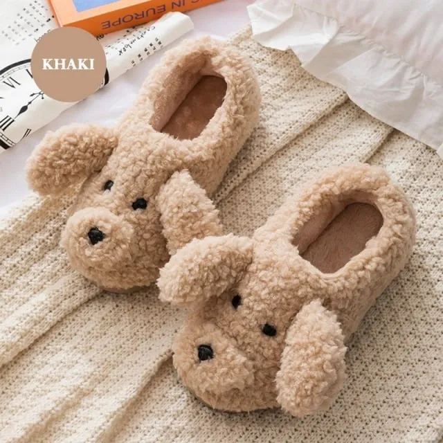 Kawaii Milky Cow Fluffy Slippers
