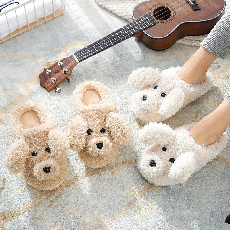 Kawaii Milky Cow Fluffy Slippers