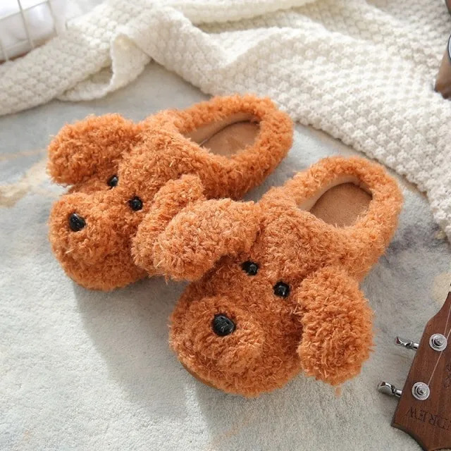 Kawaii Milky Cow Fluffy Slippers