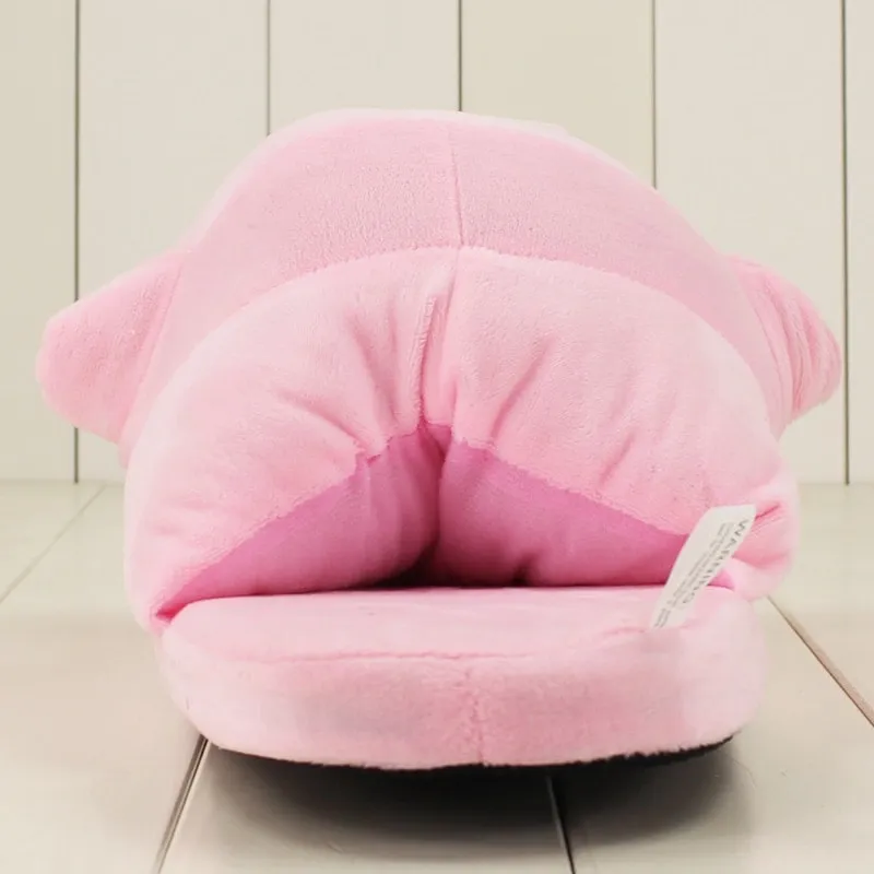 Kawaii Pink Kirby Plush Slippers 32cm