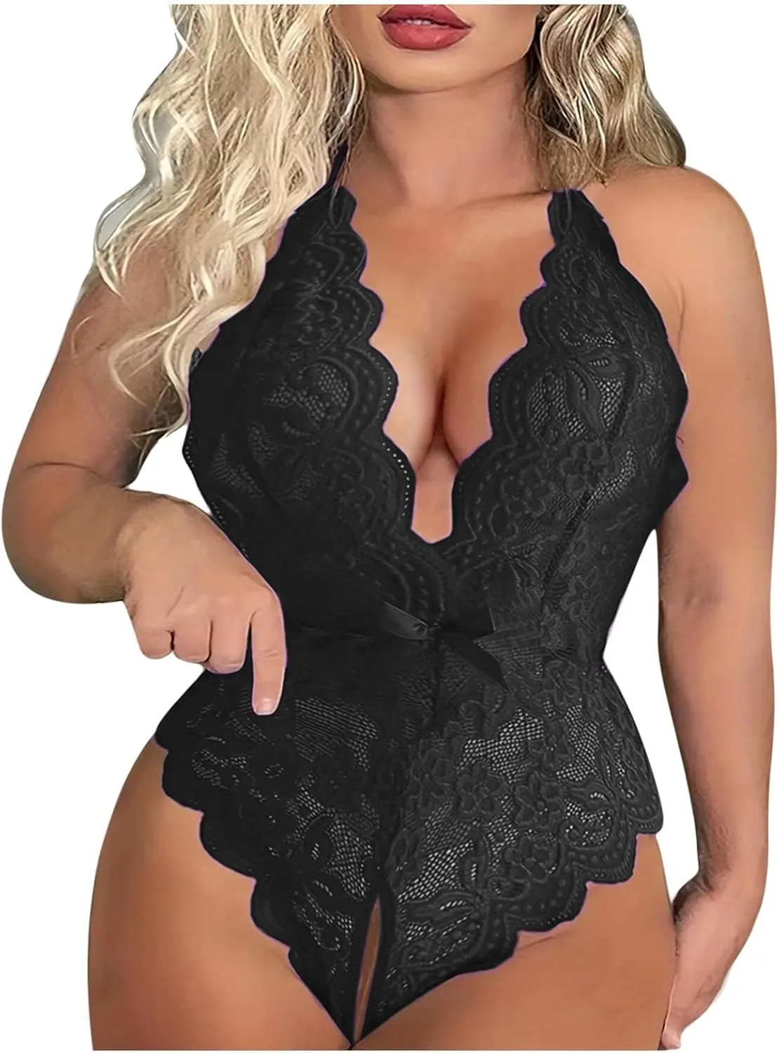 Lace Lingerie Bodysuit One Piece Corset Lingerie Sets for Women Sexy Lingerie for Women Teddies Corset Lingerie Set