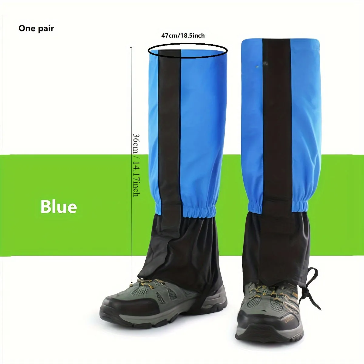 Leg Gaiters, Hiking Boot Gaiters, Snake Bite Protection Adjustable Snow Boot Gaiters For Hiking, Walking, Hunting And Mountain Climbing