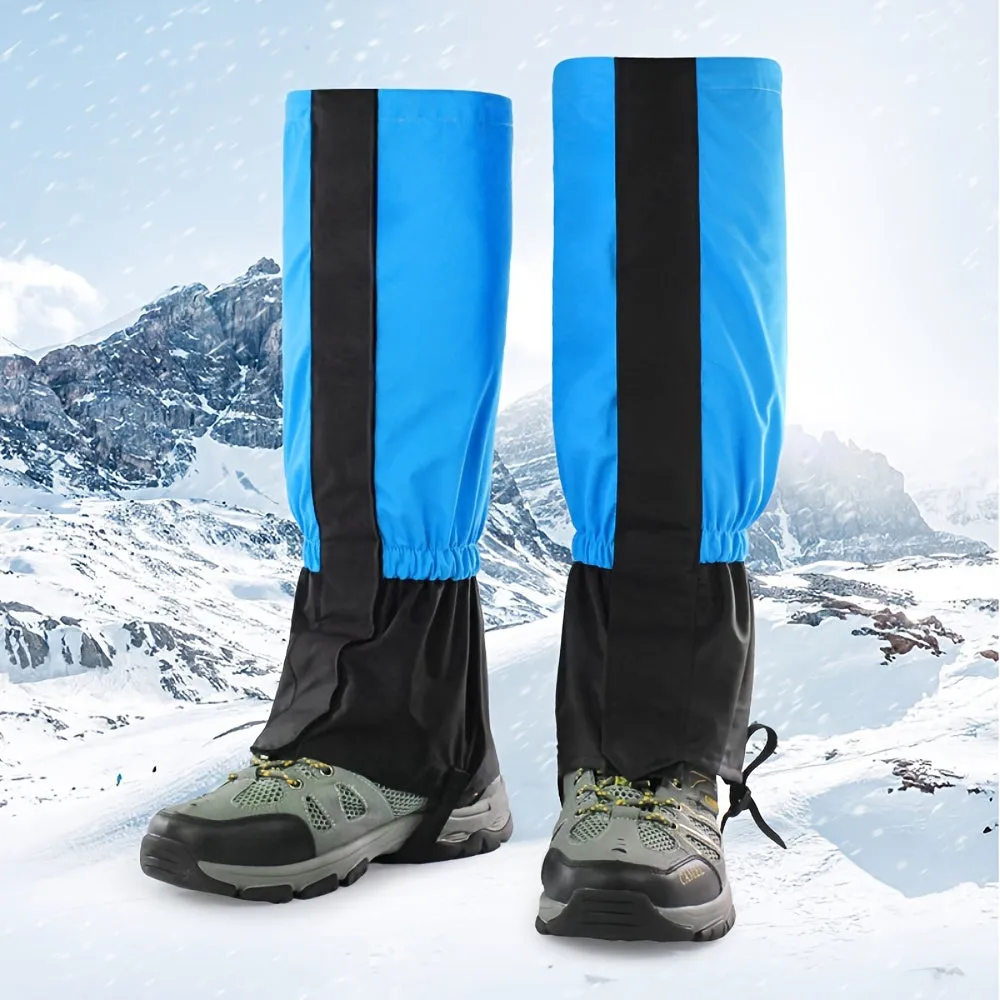 Leg Gaiters, Hiking Boot Gaiters, Snake Bite Protection Adjustable Snow Boot Gaiters For Hiking, Walking, Hunting And Mountain Climbing