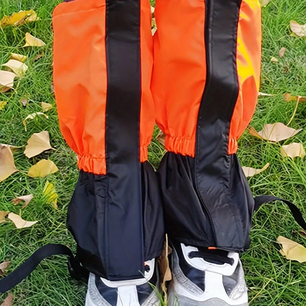 Leg Gaiters, Hiking Boot Gaiters, Snake Bite Protection Adjustable Snow Boot Gaiters For Hiking, Walking, Hunting And Mountain Climbing