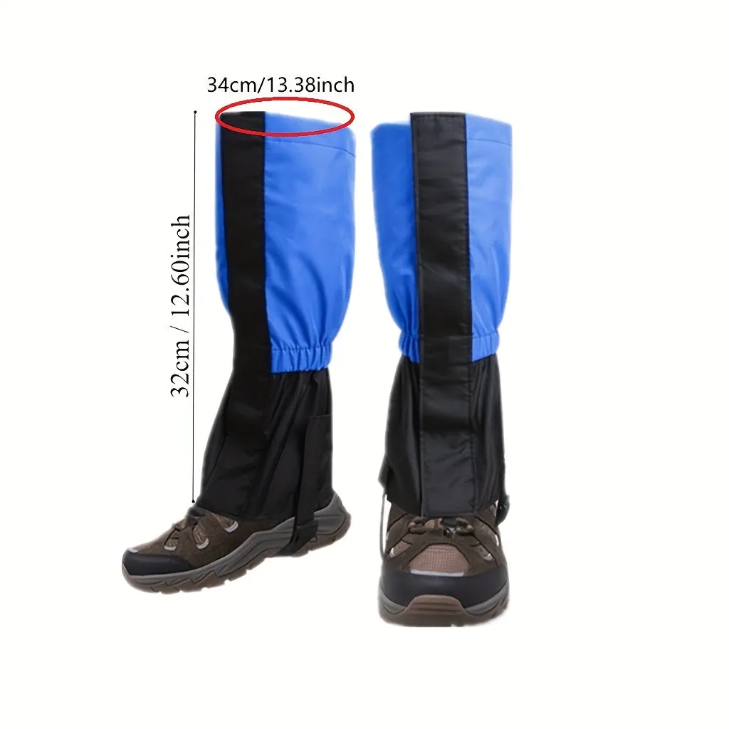 Leg Gaiters, Hiking Boot Gaiters, Snake Bite Protection Adjustable Snow Boot Gaiters For Hiking, Walking, Hunting And Mountain Climbing