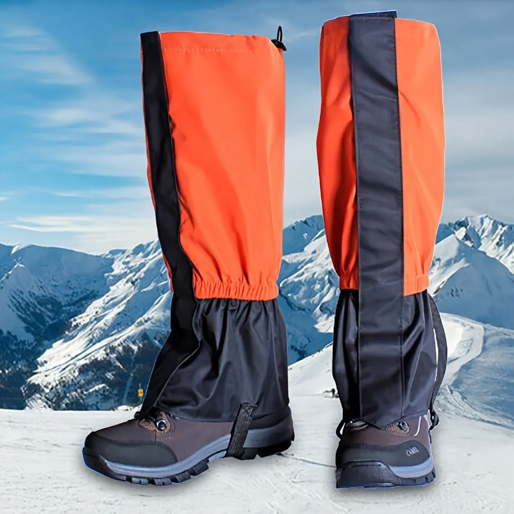 Leg Gaiters, Hiking Boot Gaiters, Snake Bite Protection Adjustable Snow Boot Gaiters For Hiking, Walking, Hunting And Mountain Climbing