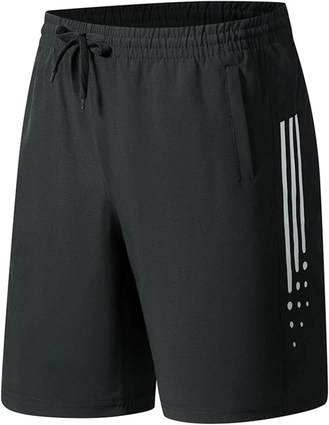 Men's Plus Size Athletic Shorts Quick Dry Basketball Pocket Short Pants for Men Straight Leg Loose Lightweight Shorts