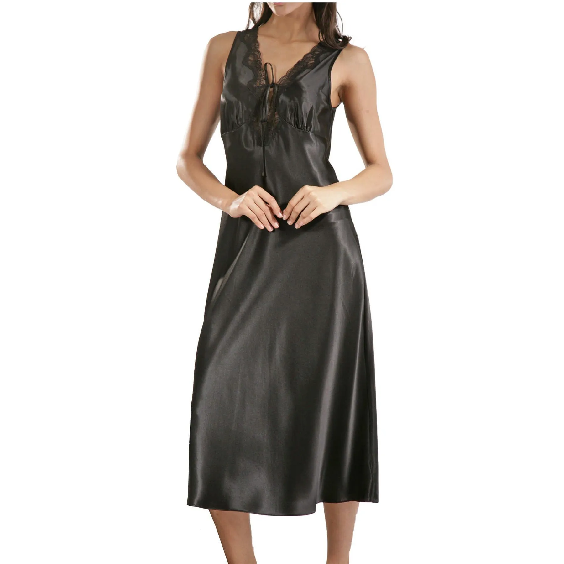 Raeanna Black Nightgown