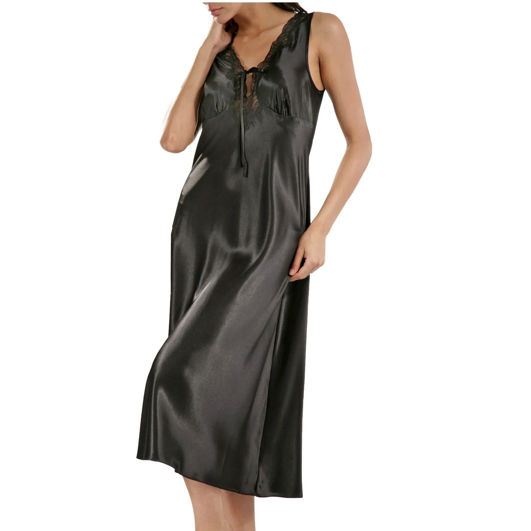 Raeanna Black Nightgown