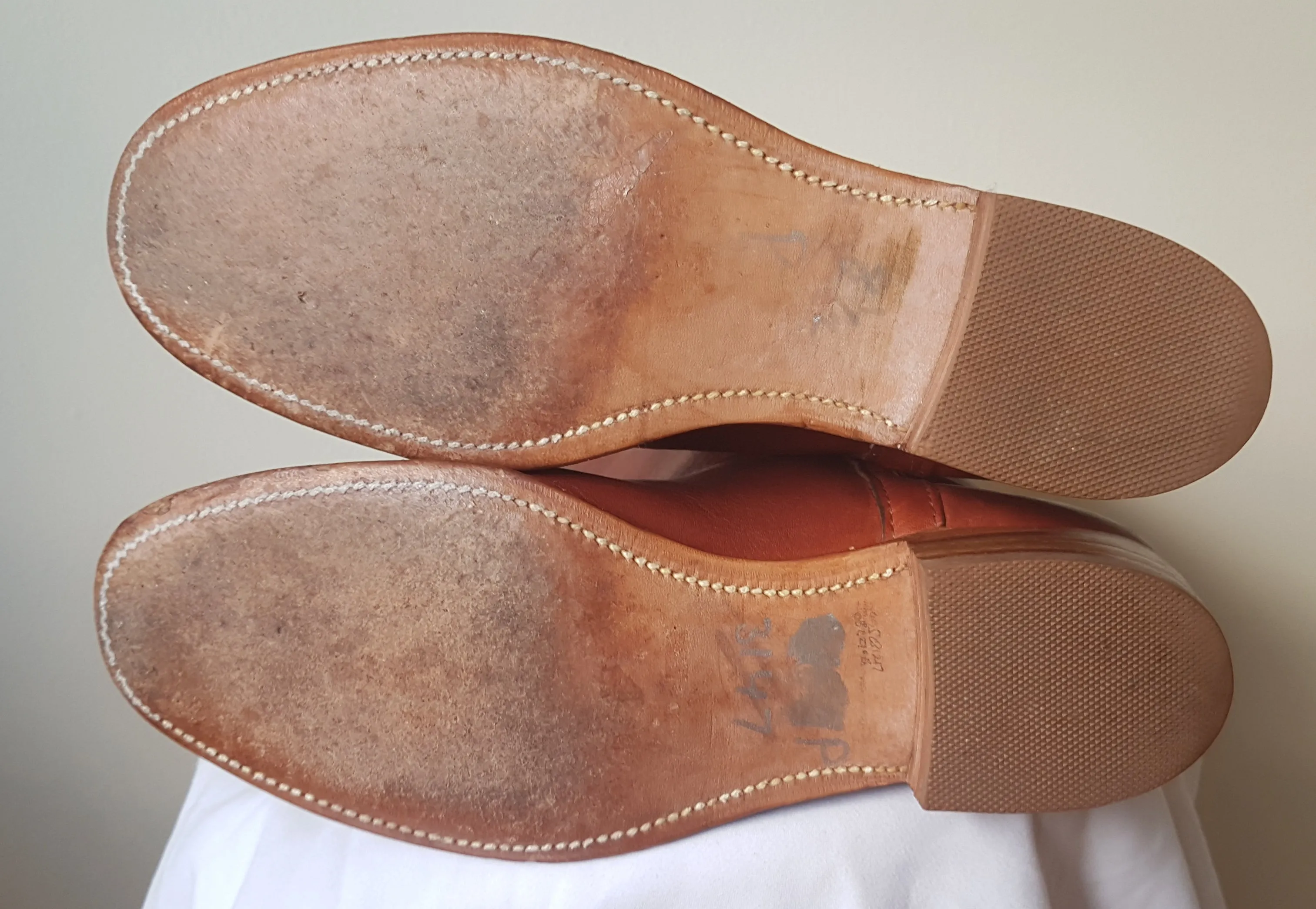 Vintage 1980s Frye Tan Leather Boots | Womens 8.5